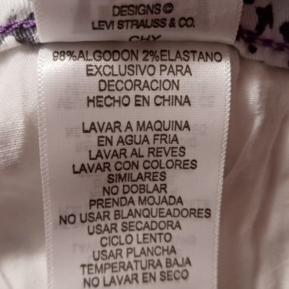 Girls Levi's Denim Jean / Leggings - Picture 9 of 10